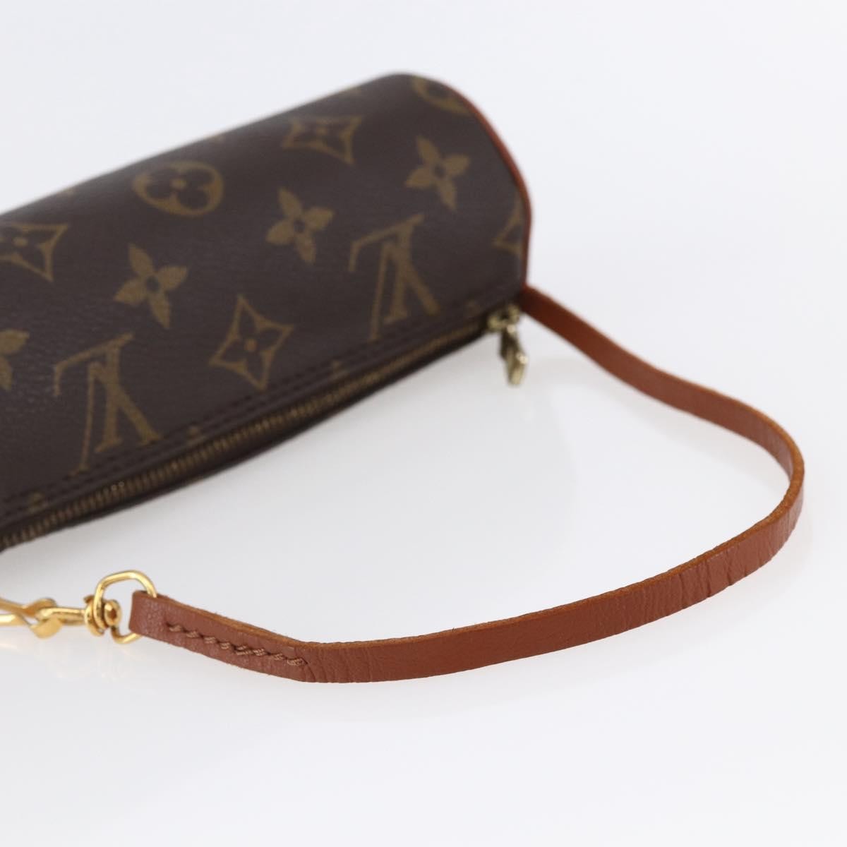 Louis Vuitton Papillon Pochette Monogram Canvas, BROWN, CANVAS, Handbag