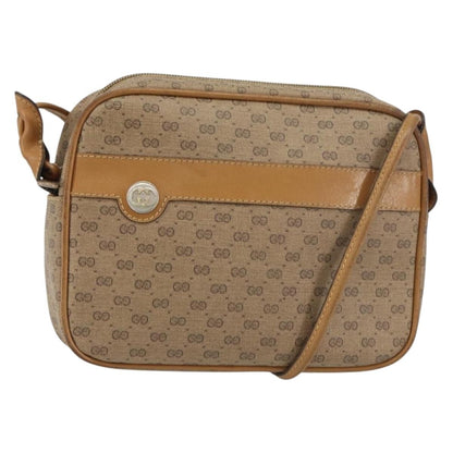 Gucci Micro GG supreme shoulder bag GG canvas, BEIGE, PVC, Shoulder bag