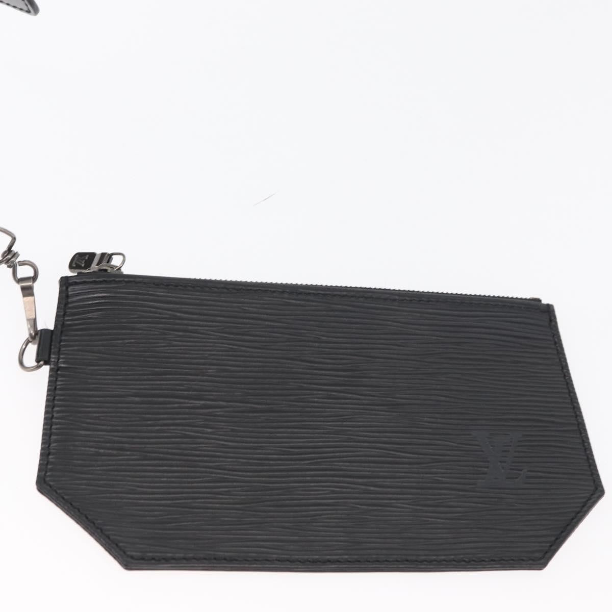 Louis Vuitton Vintage Sac d'Epaule Handbag Epi Leather, BLACK, LEATHER, Shoulder bag