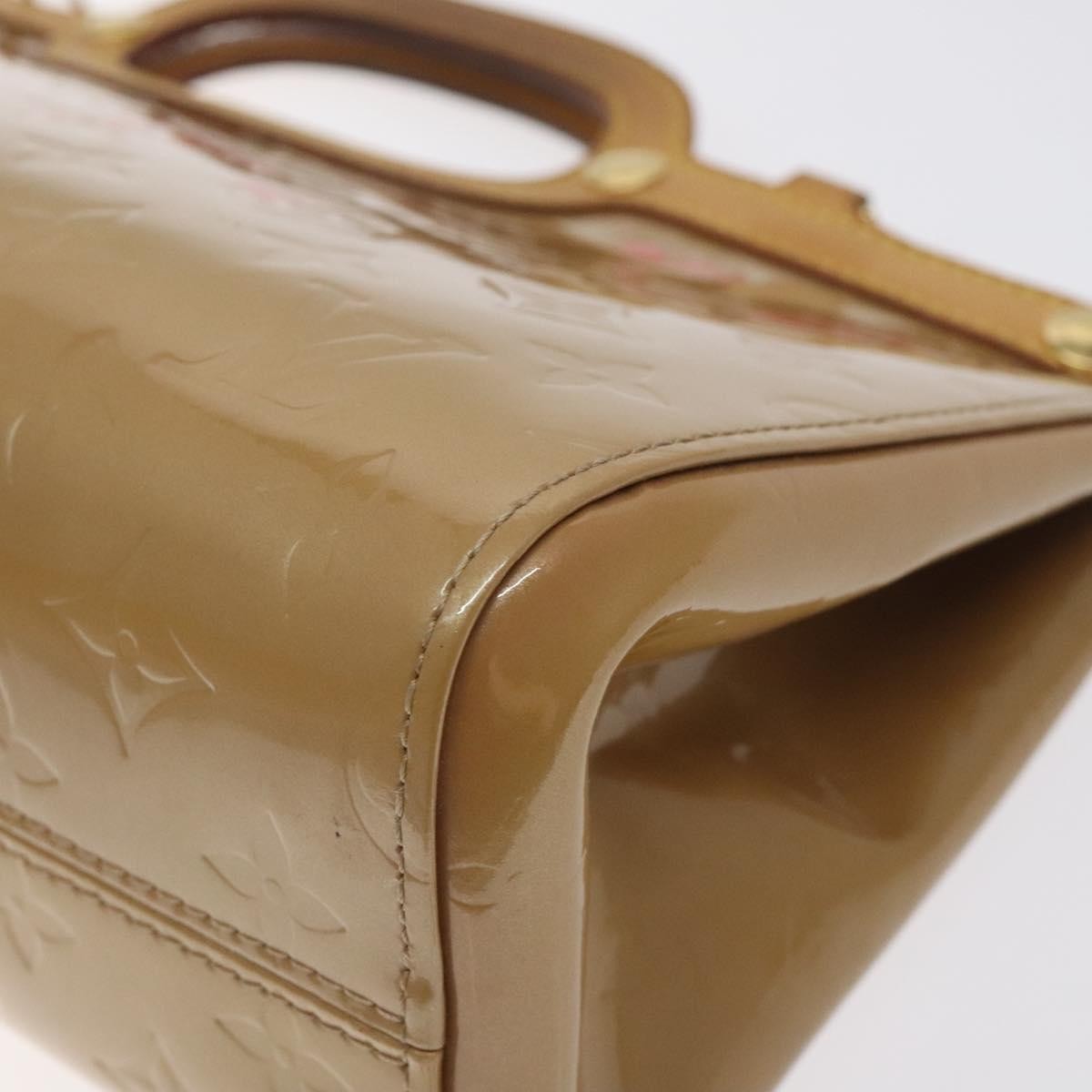 Louis Vuitton Roxbury Drive Handbag Monogram Vernis, CAMEL, PATENT_LEATHER, Handbag