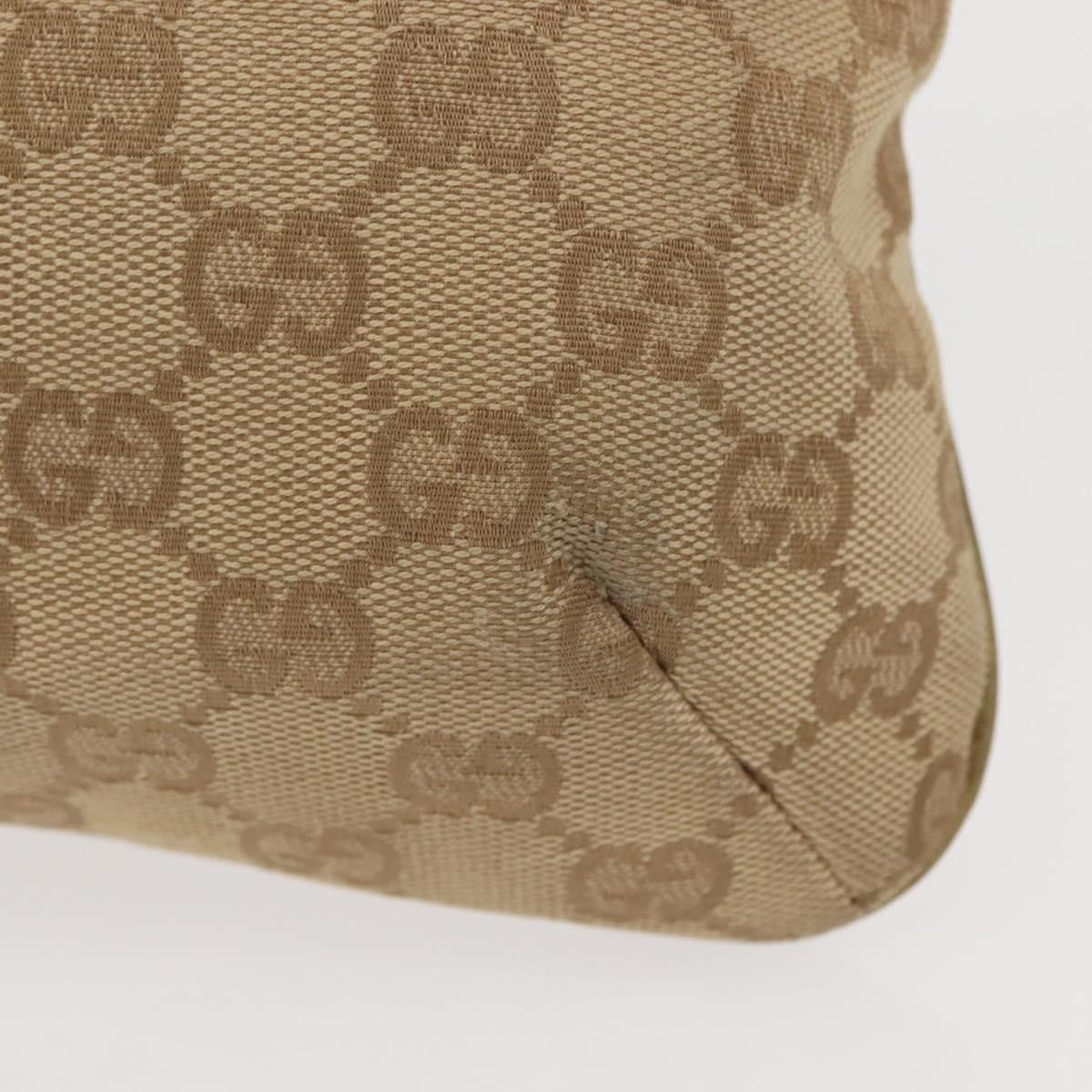 Gucci Web Strap Messenger Bag GG Canvas, BEIGE, CANVAS, Shoulder bag