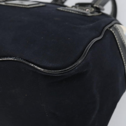 Burberry Blue Label Handbag Canvas, BLACK, CANVAS, Handbag
