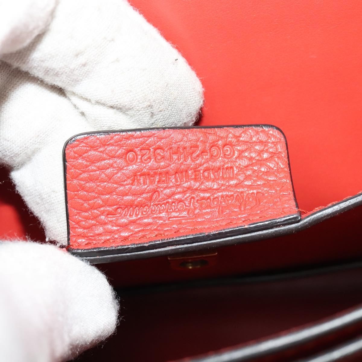 Salvatore Ferragamo Margot Satchel Leather, RED, LEATHER, Handbag