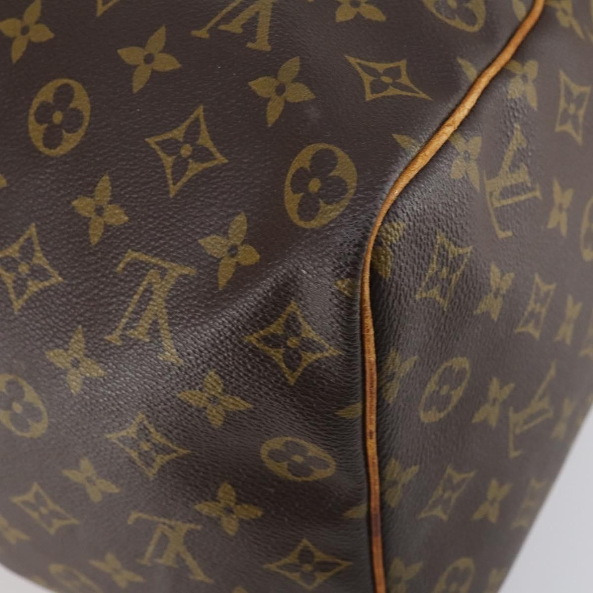 Louis Vuitton Keepall Bag Monogram Canvas, BROWN, CANVAS, Travel bag