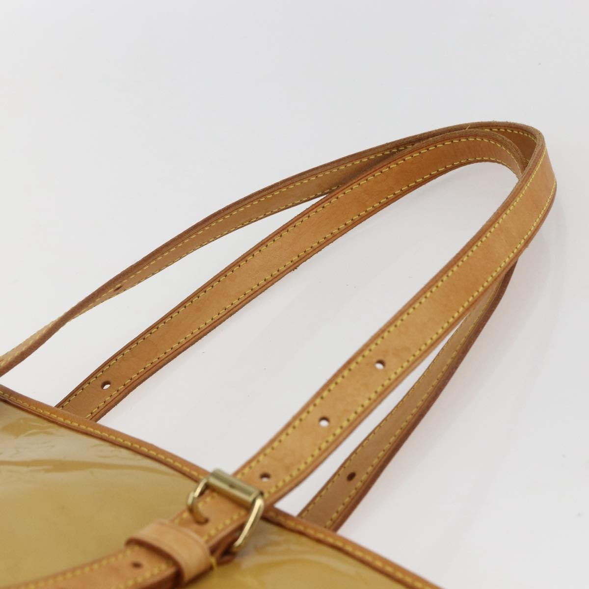 Louis Vuitton Bucket Bag Monogram Vernis, BEIGE, PATENT_LEATHER, Shoulder bag