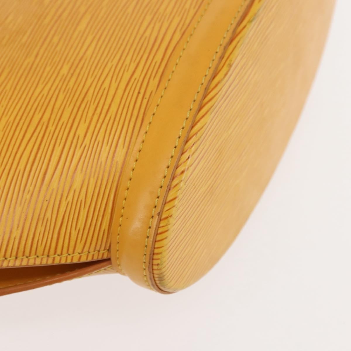 Louis Vuitton Saint Jacques Handbag Epi Leather, YELLOW, LEATHER, Handbag