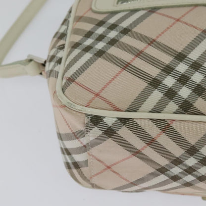 Burberry Nova Check Blue Label Canvas, PINK, CANVAS, Shoulder bag