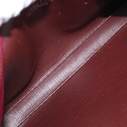 Christian Dior Vintage Shoulder Bag Leather, RED, LEATHER, Shoulder bag