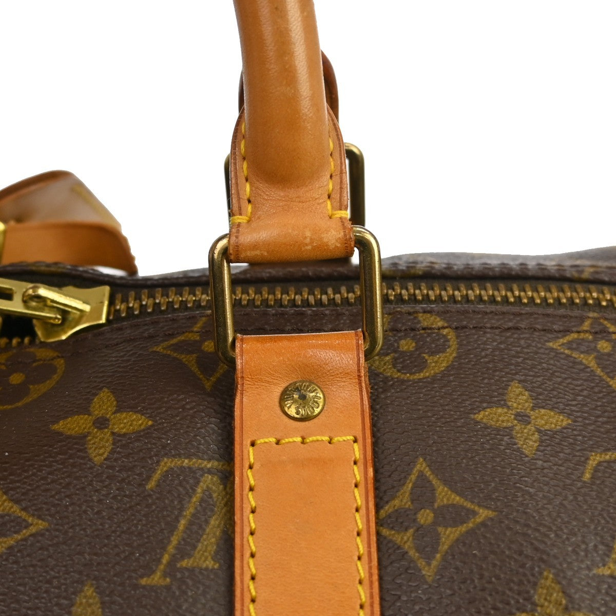 Louis Vuitton Keepall Bag Monogram Canvas, Brown, Canvas, Travel Bag