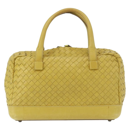 Bottega Veneta Vintage handbag Leather, YELLOW, LEATHER, Handbag