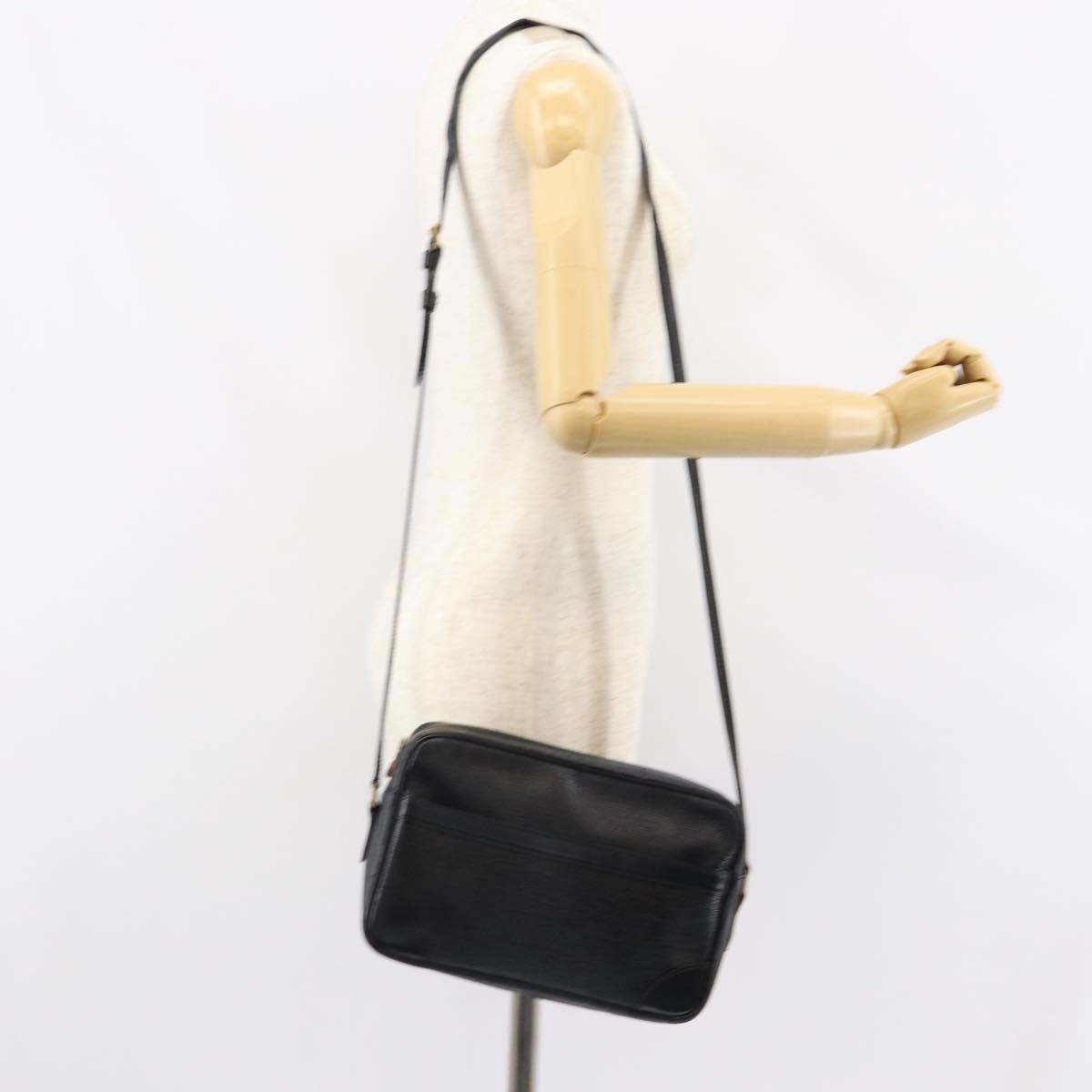 Louis Vuitton Trocadero Handbag Epi Leather, BLACK, LEATHER, Shoulder bag