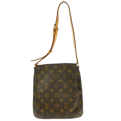 Louis Vuitton Musette Salsa Handbag Monogram Canvas, BROWN, CANVAS, Shoulder bag