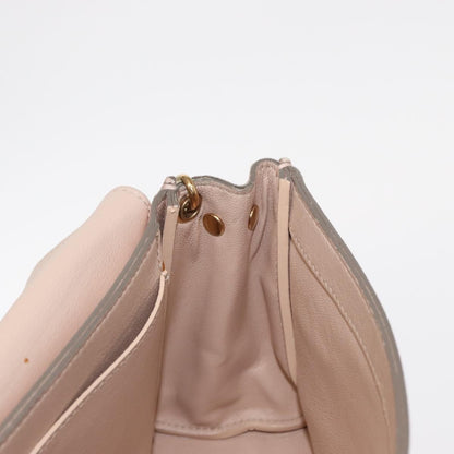 Chloe Elle Chain Clutch Leather, PINK, LEATHER, Shoulder bag