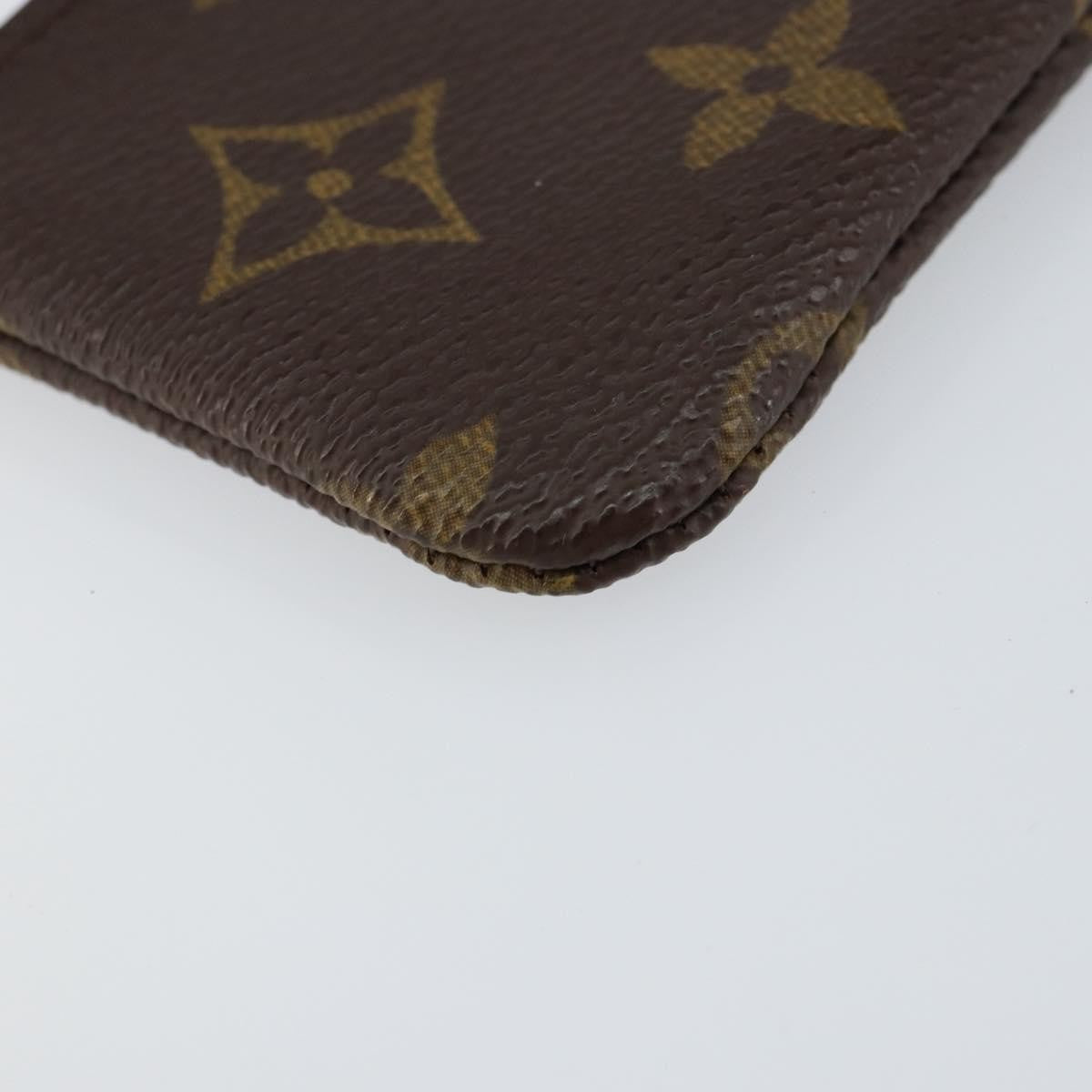 Louis Vuitton Pochette Clés Monogram Canvas, BROWN, CANVAS, Wallets