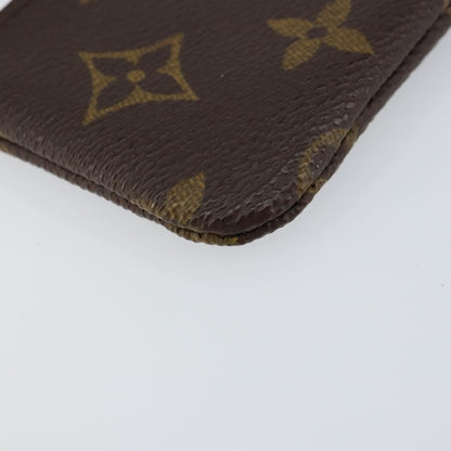 Louis Vuitton Pochette Clés Monogram Canvas, BROWN, CANVAS, Wallets