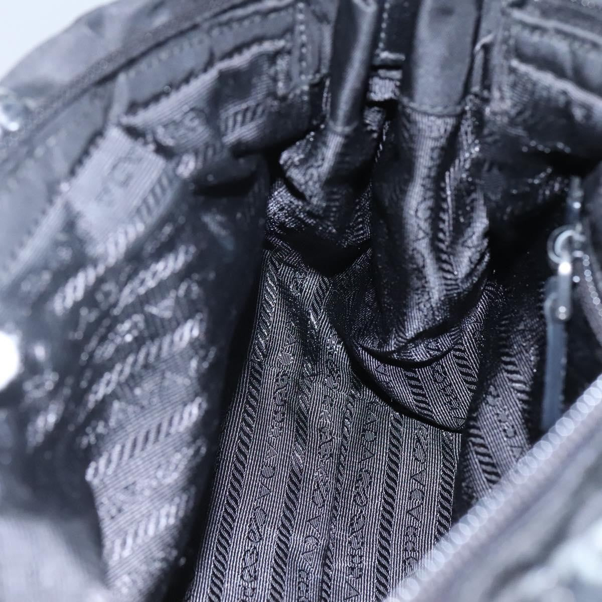 Prada Convertible Bow Tote Tessuto, BLACK, NYLON, Handbag