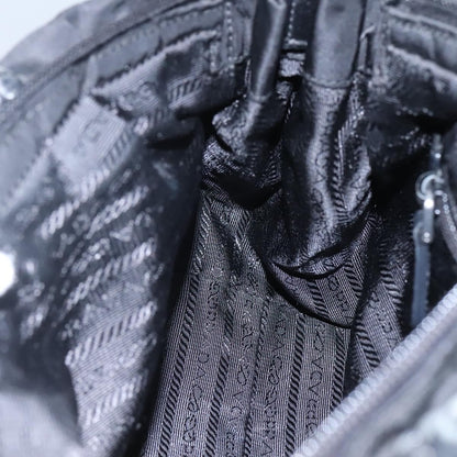 Prada Convertible Bow Tote Tessuto, BLACK, NYLON, Handbag