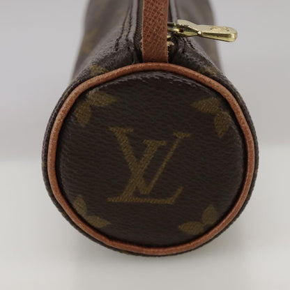 Louis Vuitton Papillon Pochette Monogram Canvas, BROWN, CANVAS, Clutche & pouche