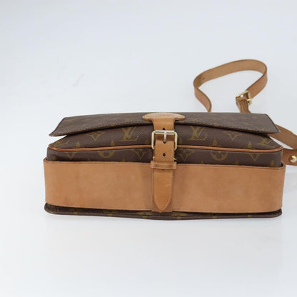 Louis Vuitton Cartouchiere Handbag Monogram Canvas, BROWN, CANVAS, Shoulder bag