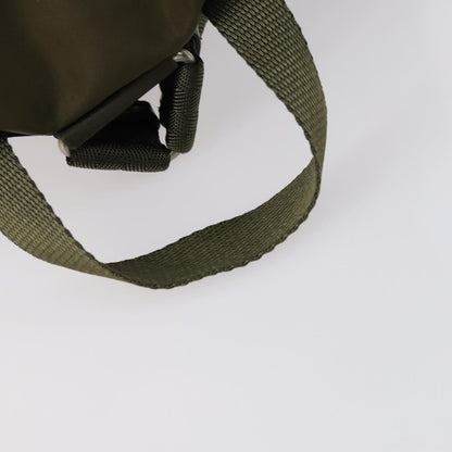 Prada Double Front Pocket Backpack Tessuto, KHAKI, NYLON, Backpack