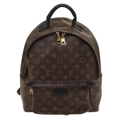 Louis Vuitton Palm Springs Backpack Monogram Canvas, BROWN, CANVAS, Backpack