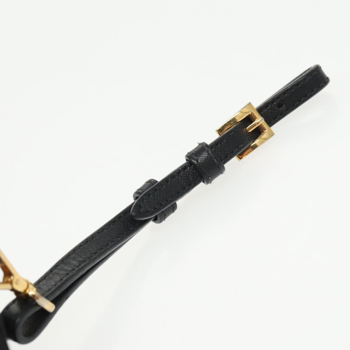 Prada Wristlet Zip Pouch Tessuto, BLACK, NYLON, Clutche & pouche