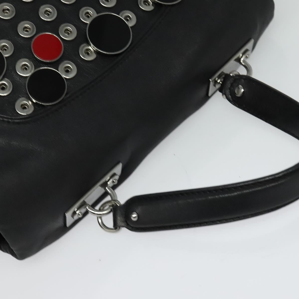 Celine Handbag Leather, BLACK, LEATHER, Handbag