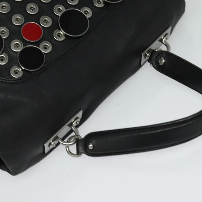 Celine Handbag Leather, BLACK, LEATHER, Handbag