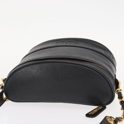 Chanel Vintage CC Shoulder Bag Caviar, BLACK, LEATHER, Shoulder bag