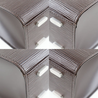 Louis Vuitton Figari Handbag Epi Leather, BROWN, LEATHER, Handbag