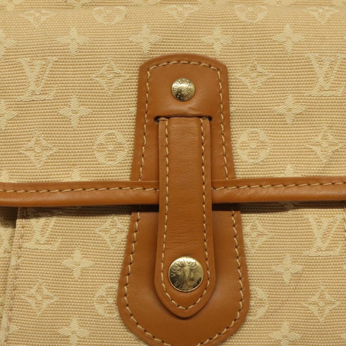 Louis Vuitton Mary Kate Messenger Bag Mini Lin, BEIGE, CANVAS, Crossbody bag