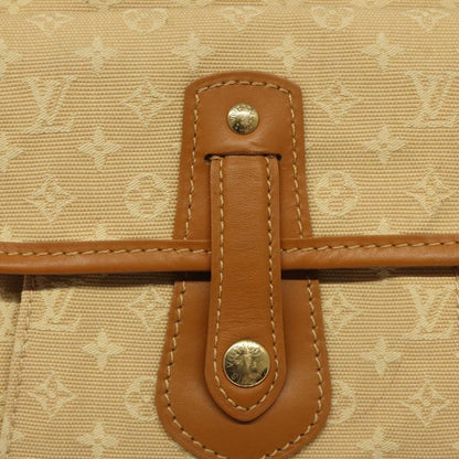 Louis Vuitton Mary Kate Messenger Bag Mini Lin, BEIGE, CANVAS, Crossbody bag