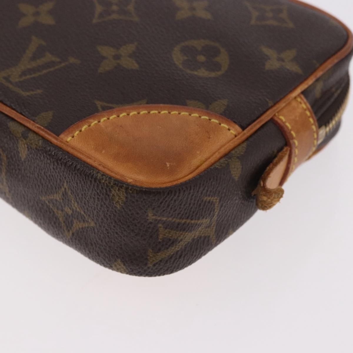 Louis Vuitton Marly Dragonne Clutch Monogram Canvas, Brown, Canvas, Clutch