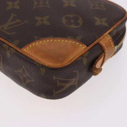 Louis Vuitton Marly Dragonne Clutch Monogram Canvas, Brown, Canvas, Clutch