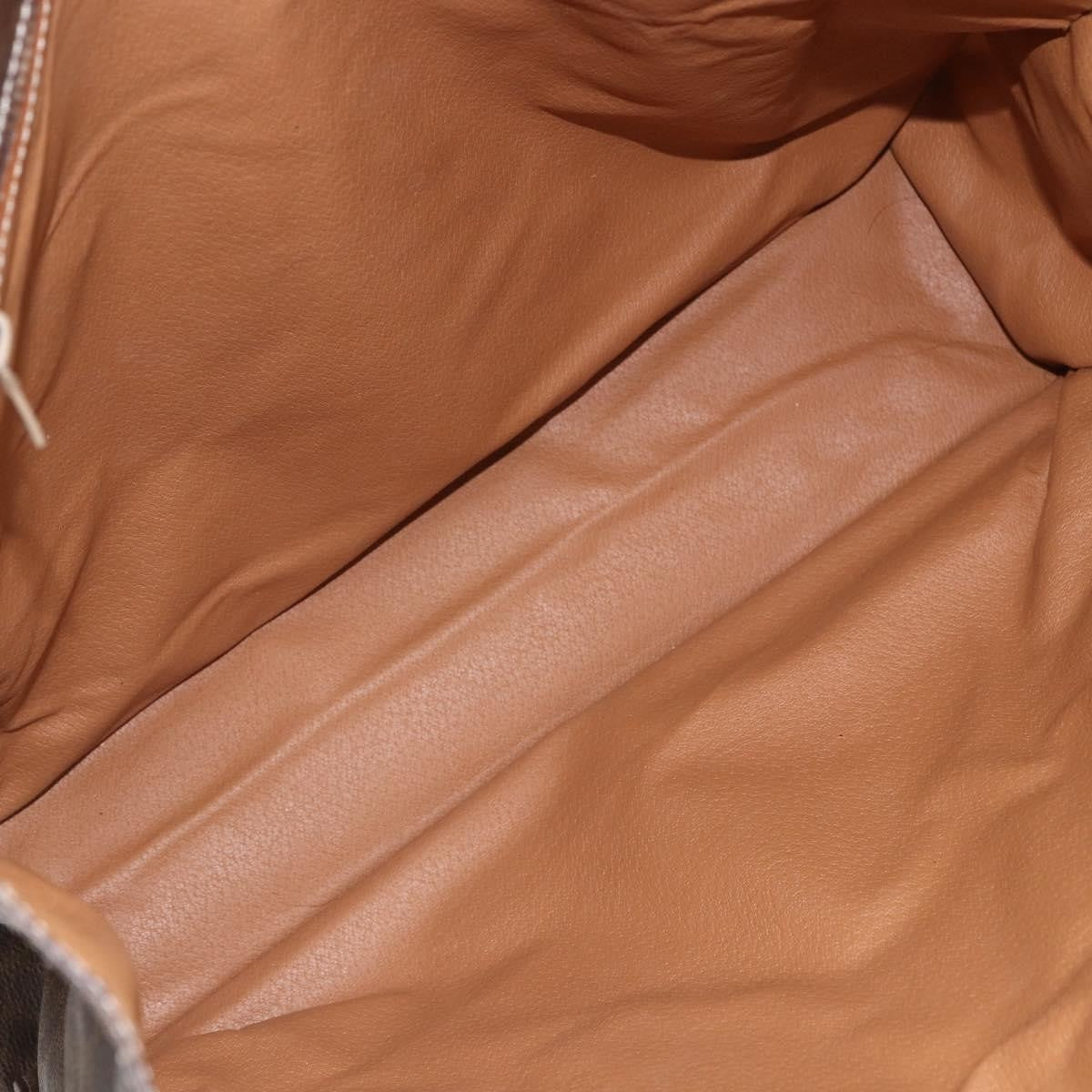 Celine Vintage Macadam Tote bag Canvas, BROWN, CANVAS, Tote bag