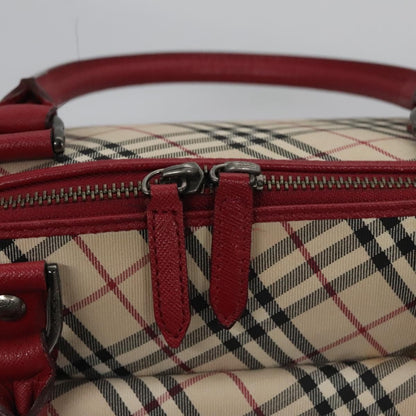 Burberry Nova Check Handbag Nova Check Canvas and leather, BEIGE, CANVAS, Handbag