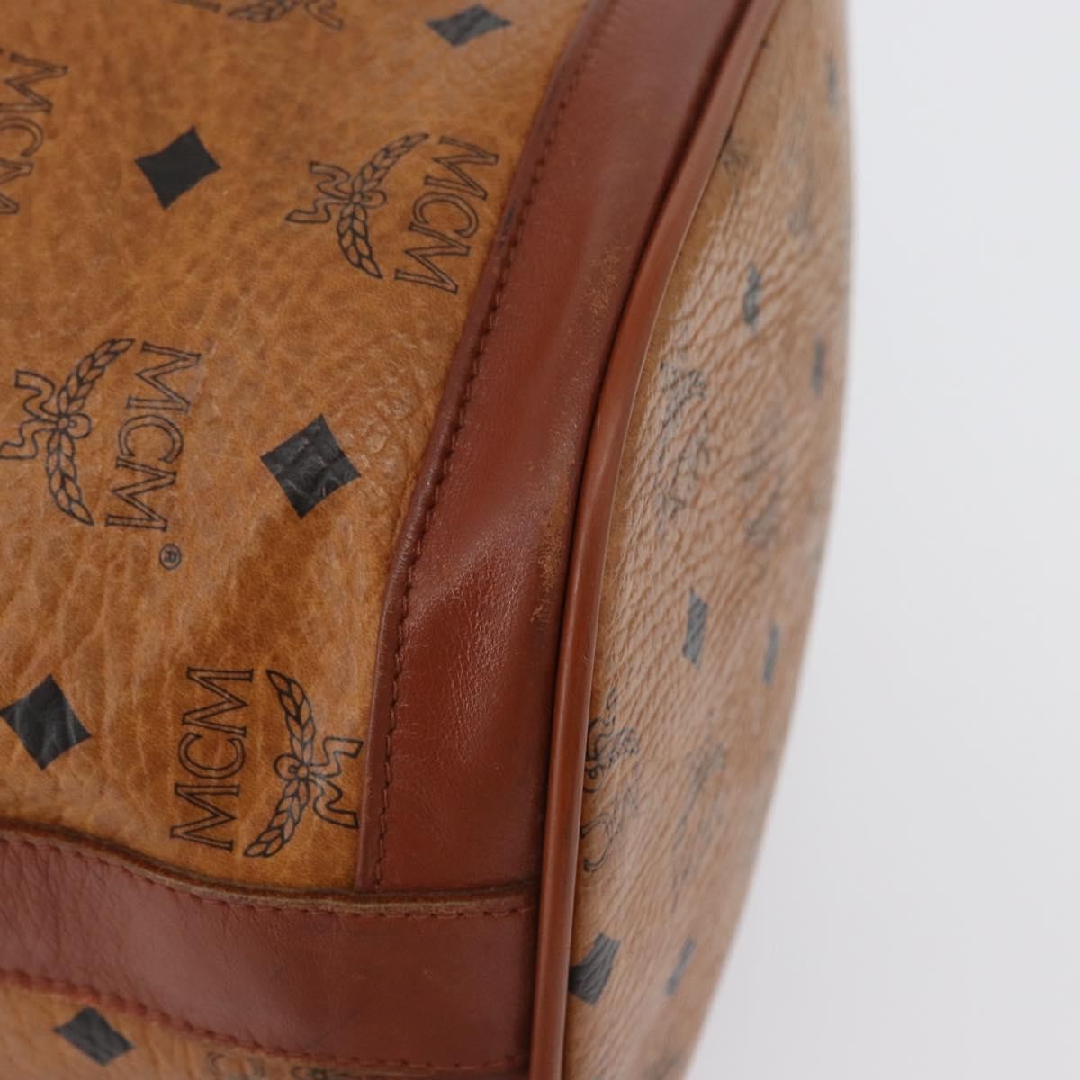 MCM Visetos Shoulder bag Canvas, BROWN, CANVAS, Shoulder bag