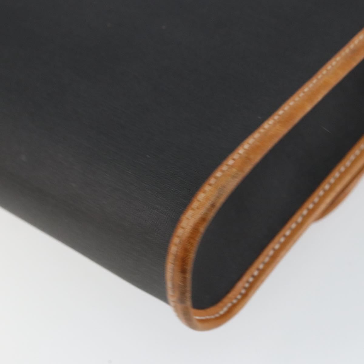 Christian Dior Vintage CD Logo Shoulder Bag Leather, BLACK, LEATHER, Shoulder bag