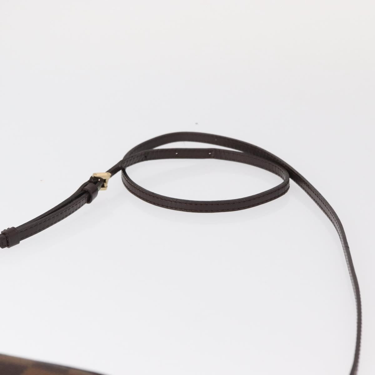 Louis Vuitton Ipanema Pochette Damier, BROWN, CANVAS, Clutche & pouche