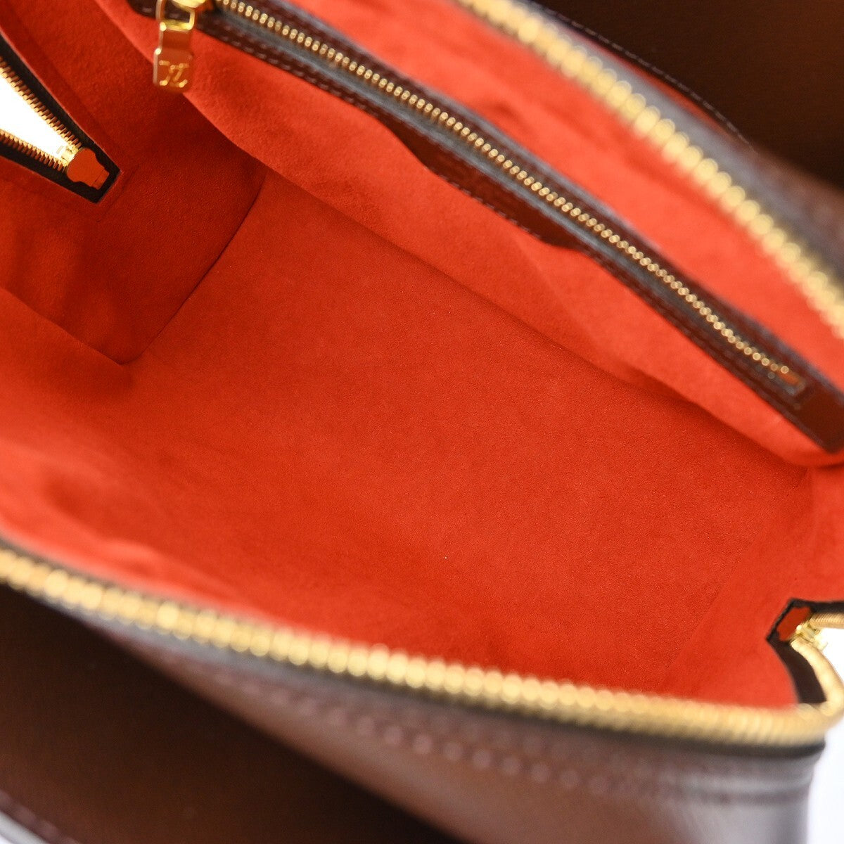 Louis Vuitton Triana Bag Damier, BROWN, CANVAS, Handbag