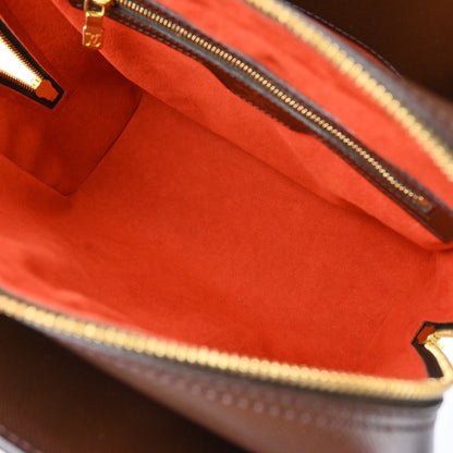Louis Vuitton Triana Bag Damier, BROWN, CANVAS, Handbag