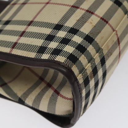 Burberry Nova Check Handbag Nova Check Canvas and leather, BEIGE, NYLON, Handbag