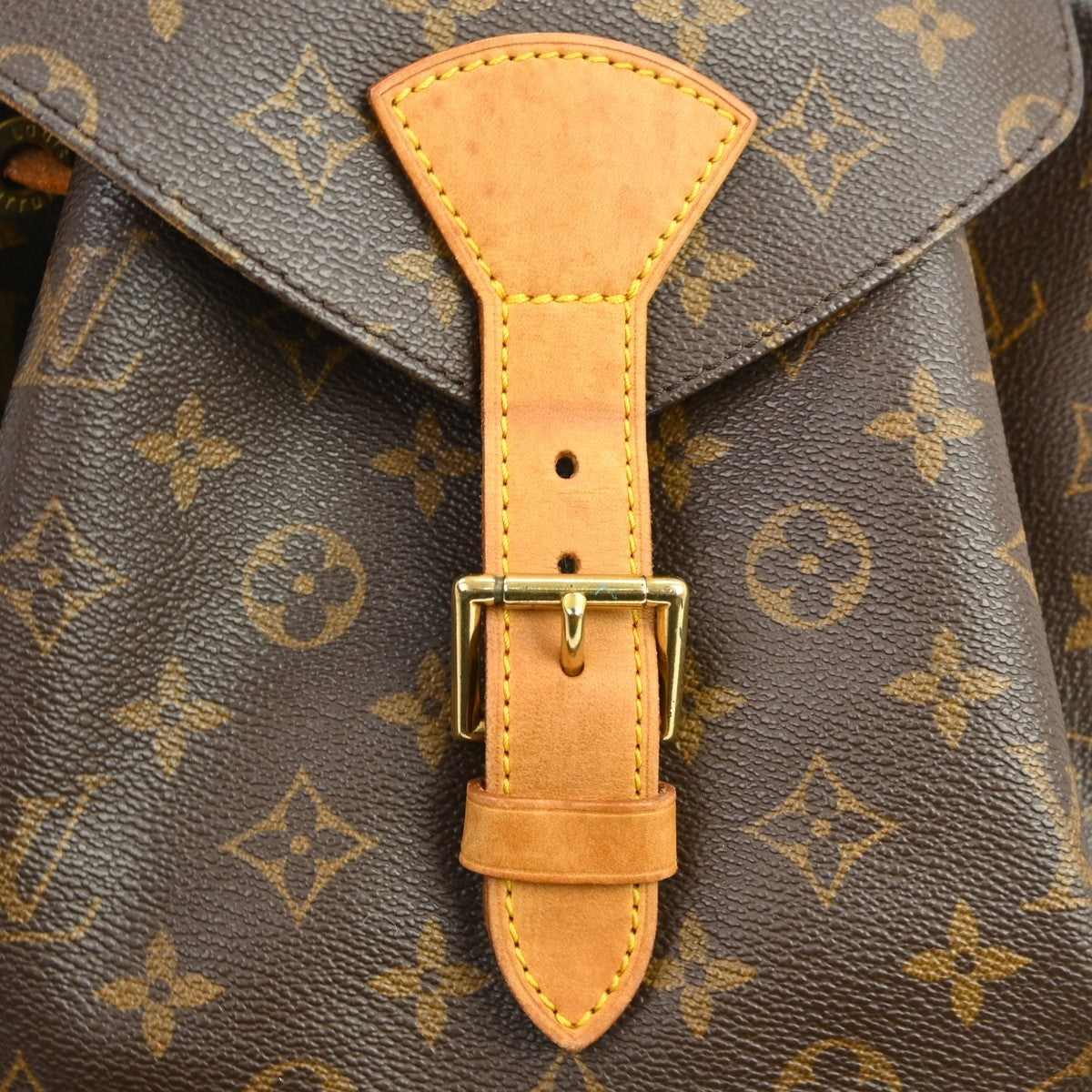 Louis Vuitton Vintage Montsouris Backpack Monogram Canvas, Brown, Canvas, Backpack
