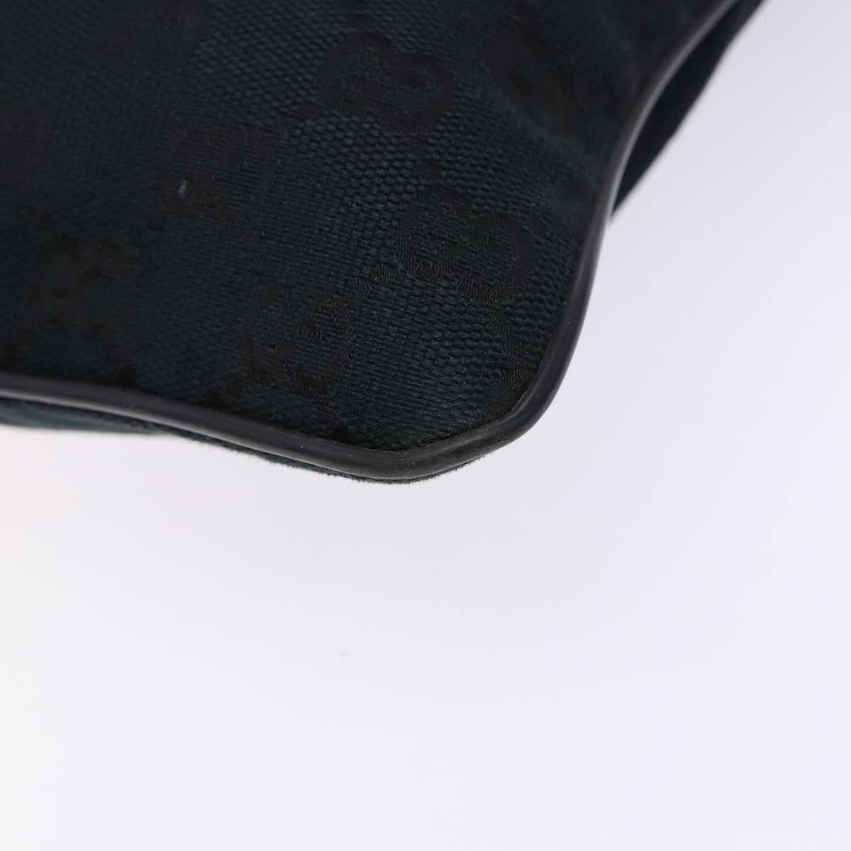 Gucci Web Strap Zip Messenger Bag GG Canvas, BLACK, CANVAS, Shoulder bag