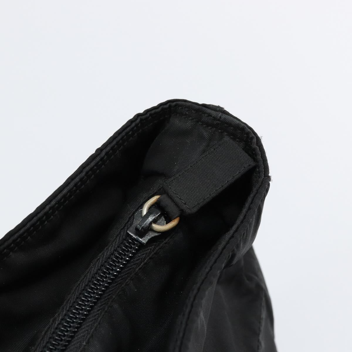 Prada Vintage Zip Tote Tessuto, BLACK, NYLON, Tote bag