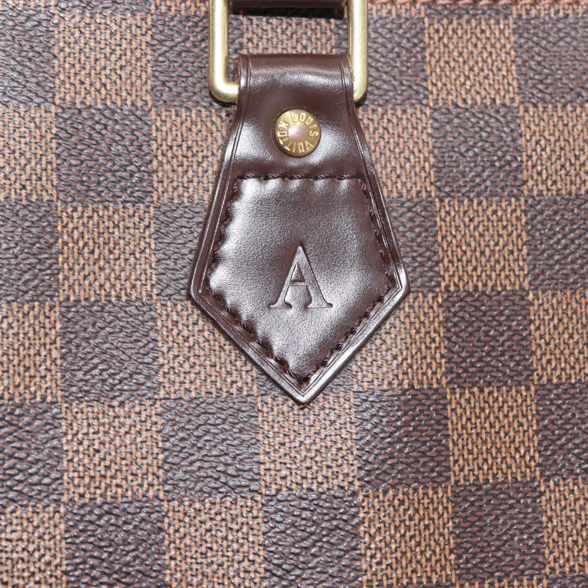 Louis Vuitton Sac Plat Bag Damier, BROWN, CANVAS, Handbag