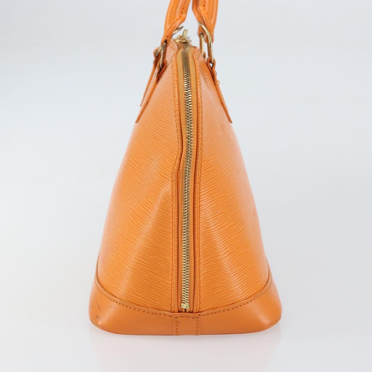 Louis Vuitton Vintage Alma Handbag Epi Leather, ORANGE, LEATHER, Handbag
