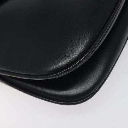 Gucci 1973 Shoulder Bag Leather, BLACK, LEATHER, Shoulder bag