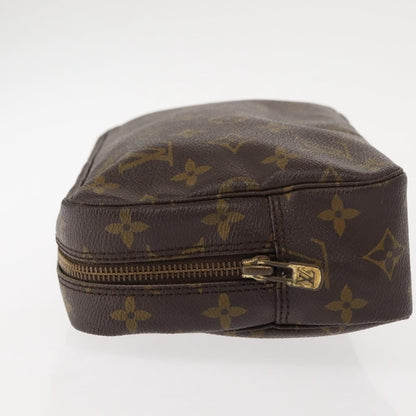 Louis Vuitton Trousse Toiletry Pouch Monogram Canvas, BROWN, CANVAS, Toiletry Case