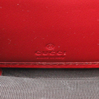 Gucci GG Marmont Zip Around Wallet Matelasse Leather, RED, LEATHER, Wallets